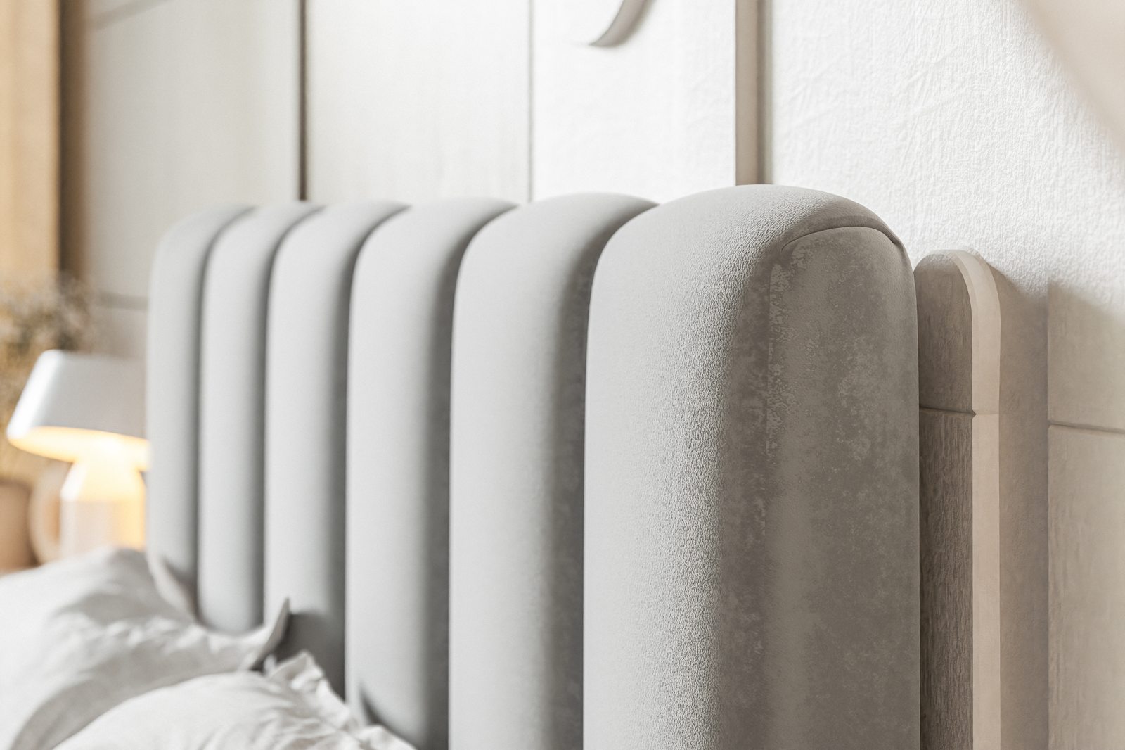 Čalúnená manželská posteľ s úložným priestorom SLIM 11 - teplá béžová | 160×200